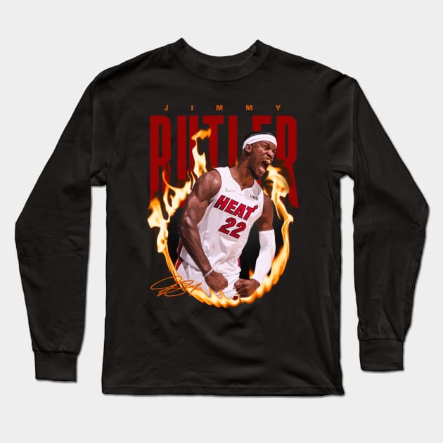 Jimmy Butler Long Sleeve T-Shirt by Juantamad